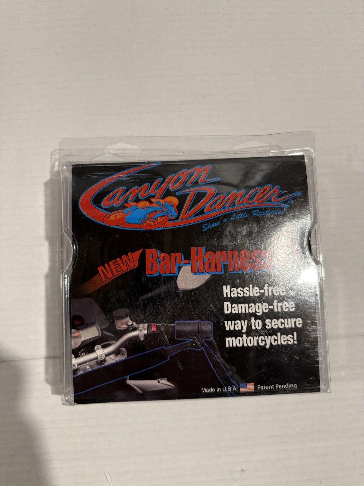 CANYON DANCER NO HASSLE MOTORCYCLE HANDLEBAR HARNESS STRAPS NEW IN PACKAGE