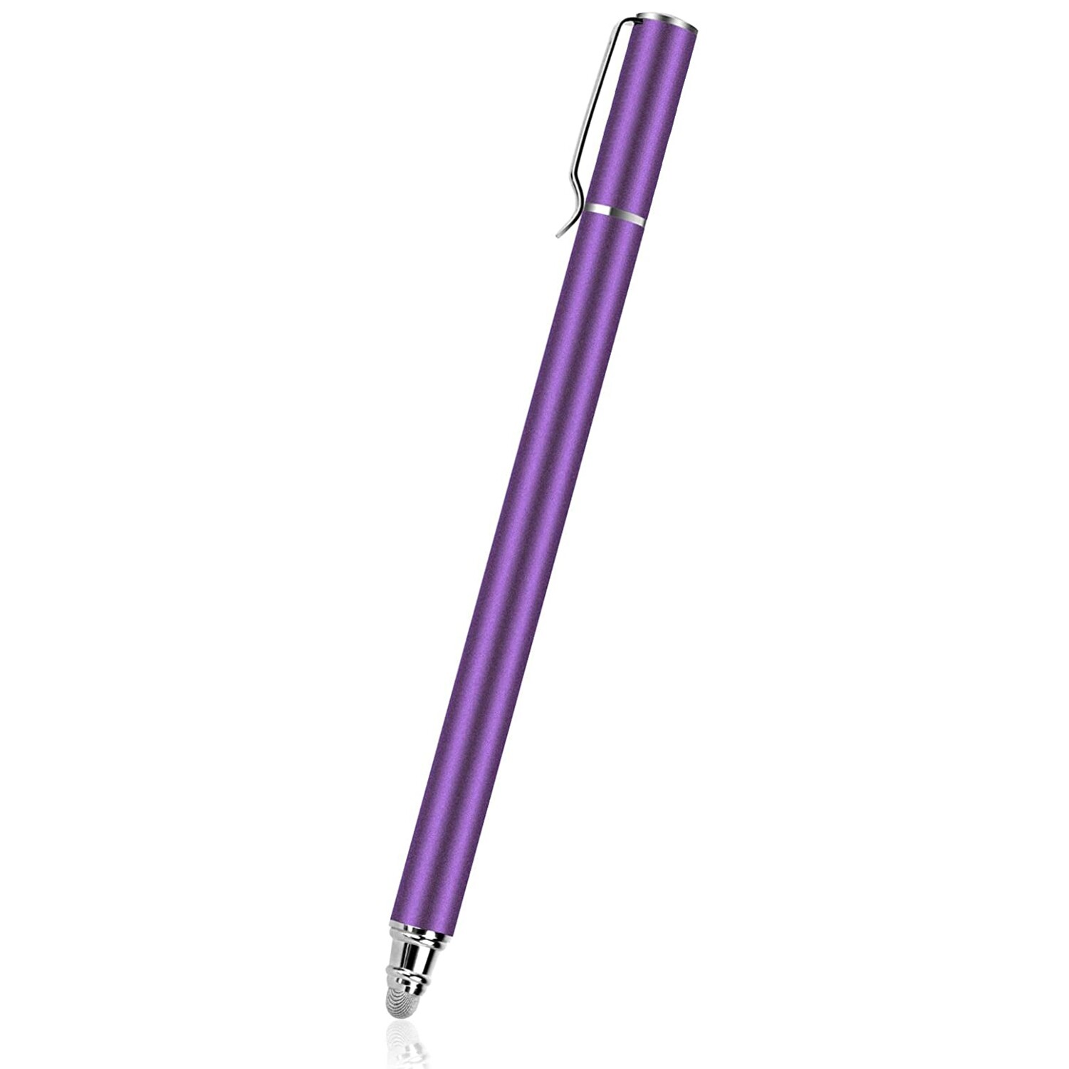 For Samsung Galaxy A14 A54 5G Purple Stylus Touch Screen Pen Fiber Tip Aluminum