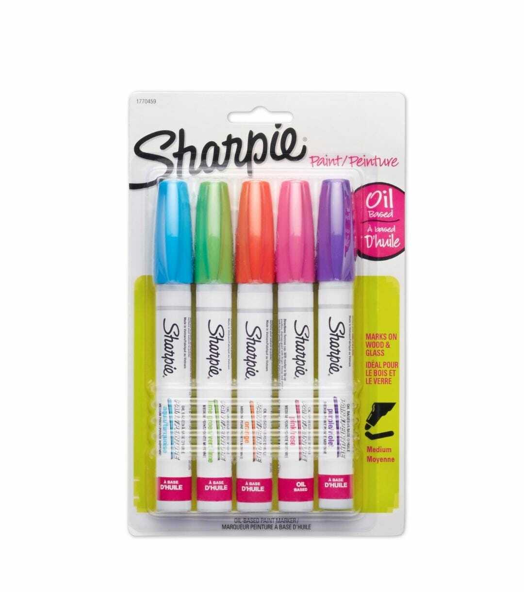 Sharpie 5pk Oil-Based Paint Markers Medium Tip Bright Colors