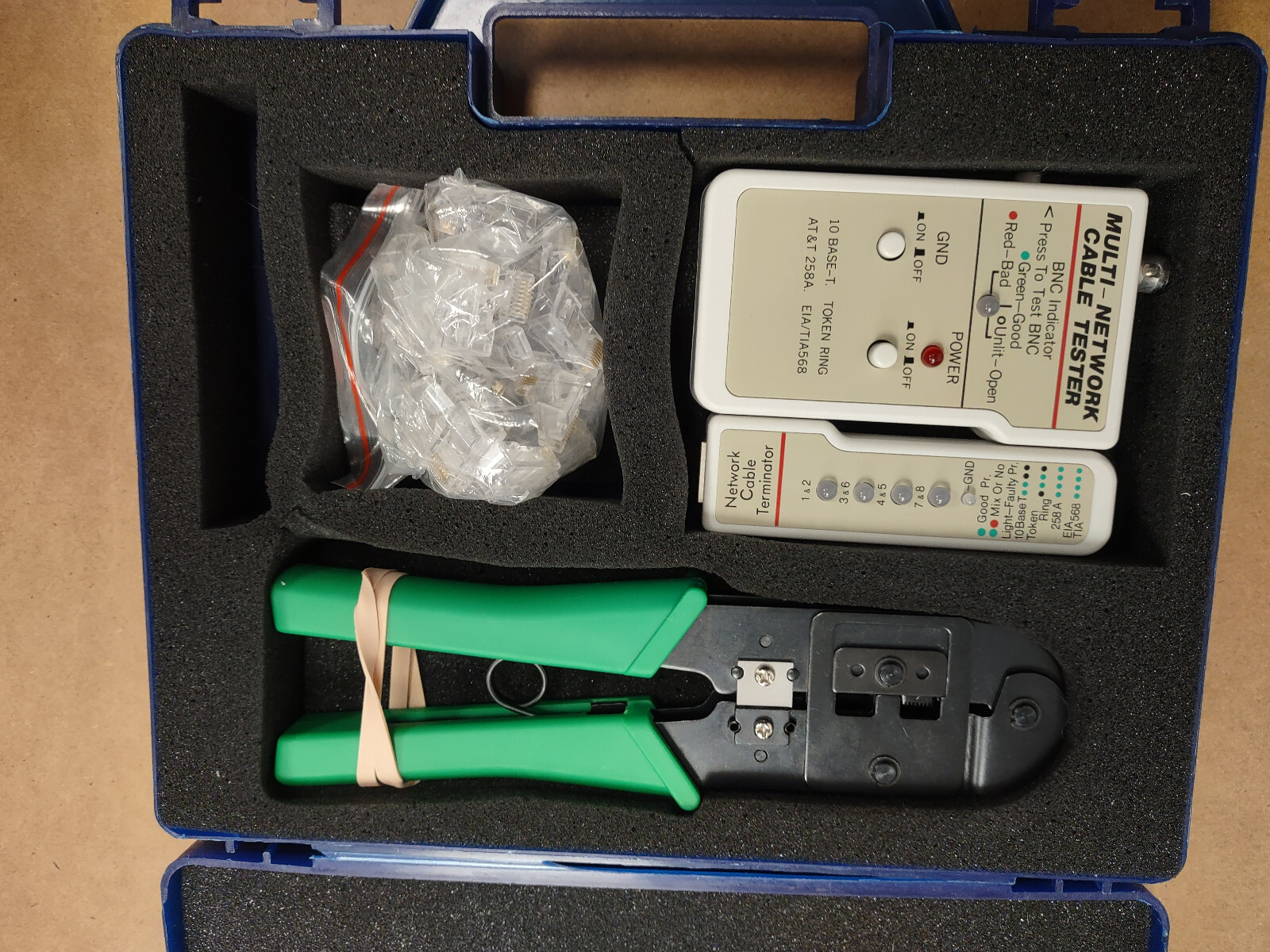 LAN Kit CTK-8568A Multi-Network Cable Tester, Crimping Tools