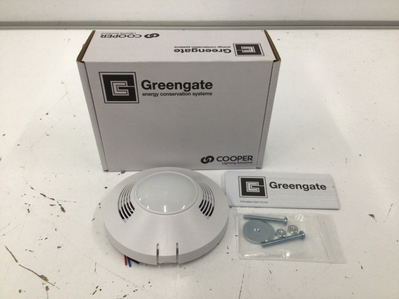 Cooper Greengate OAC-DT-1000-R Dual-Tech Ceiling Occupancy Sensor 1000 sq ft