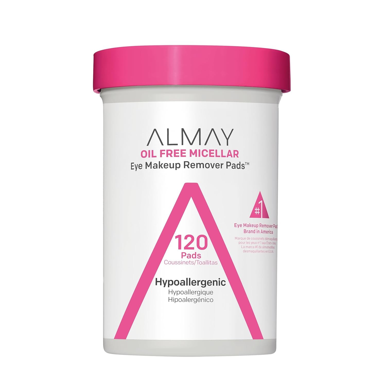 Almay Makeup Remover Pads 120 Count Micellar Gentle Fragrance Free