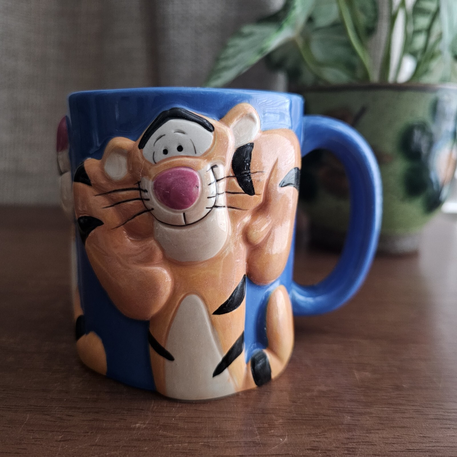 Disney 3D Tigger Mug Blue Winnie The Pooh