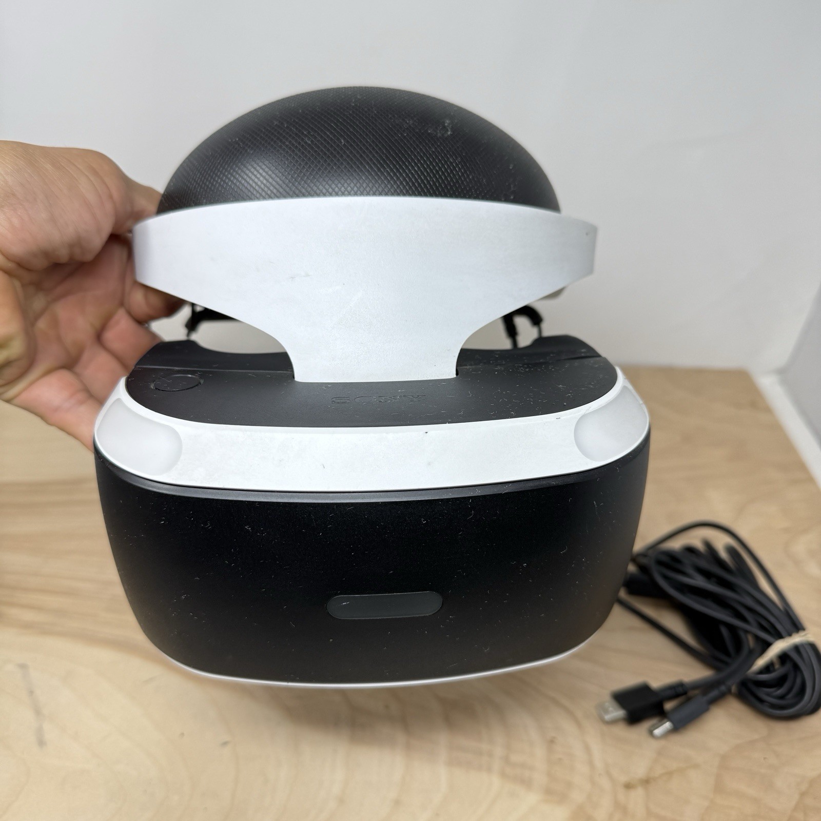 Sony PlayStation 4 PS4 PS VR Headset Bundle Tested With Gun/Controllers READ!