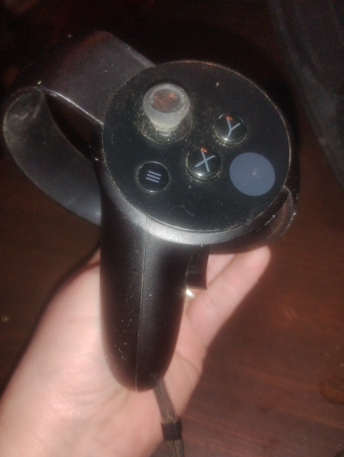 Meta Oculus Rift CV1 Touch Controllers LEFT- Fully Tested/Working - THUMB PAD