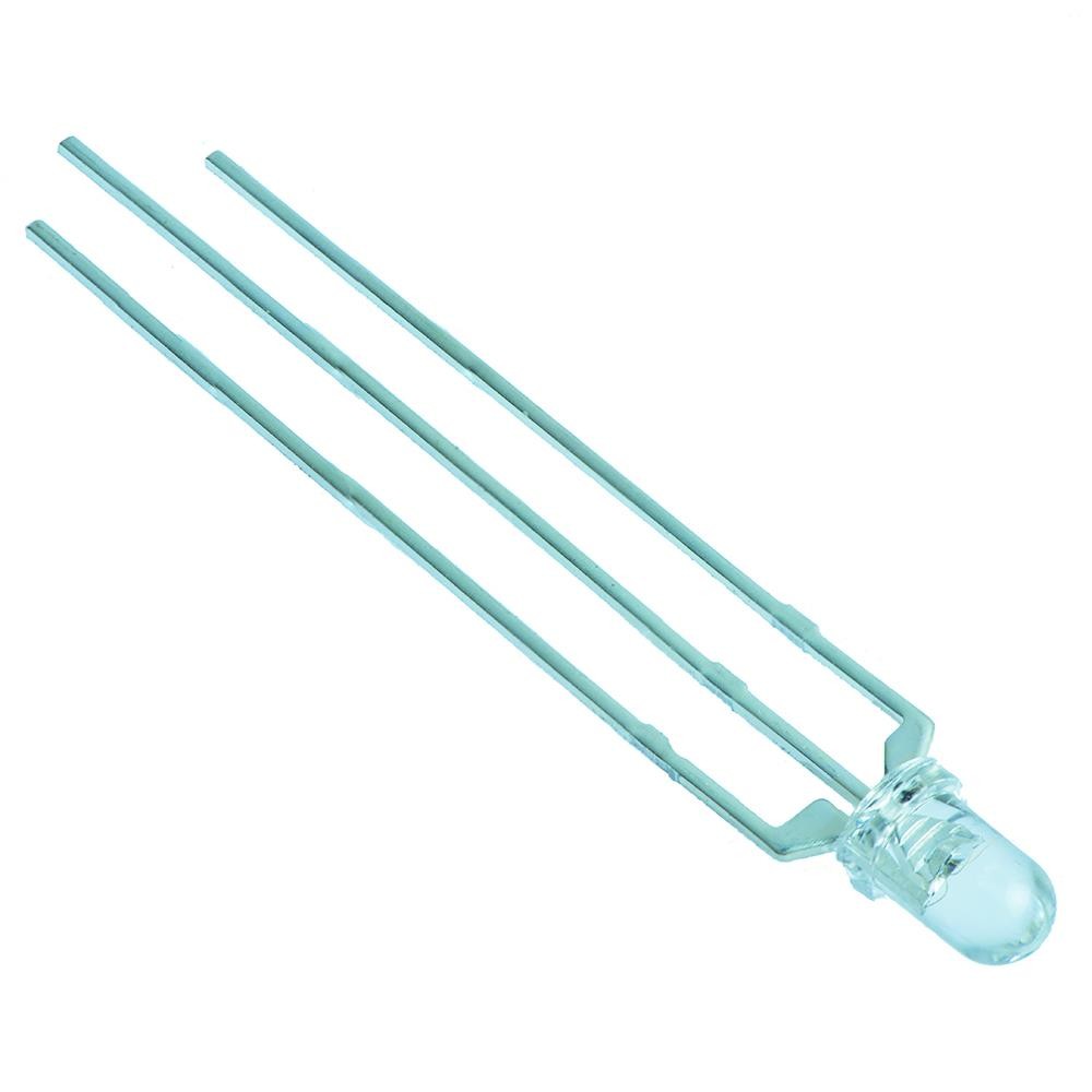 Red / Green 3mm Tri-Colour Through Hole LED Common Cathode