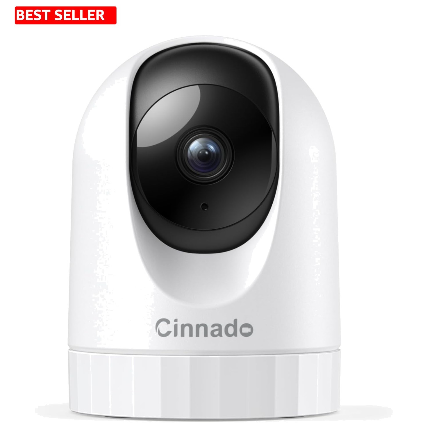 Smart 360° Home Security Camera - 2-Way Audio, Night Vision & Alexa-Compatible