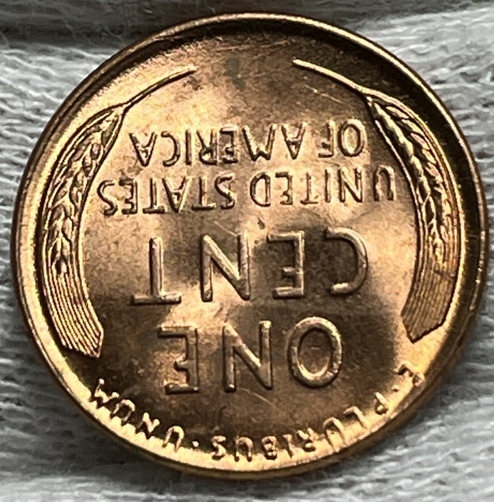 1951 Lincoln Wheat Penny Errors Die Clash Uncirculated