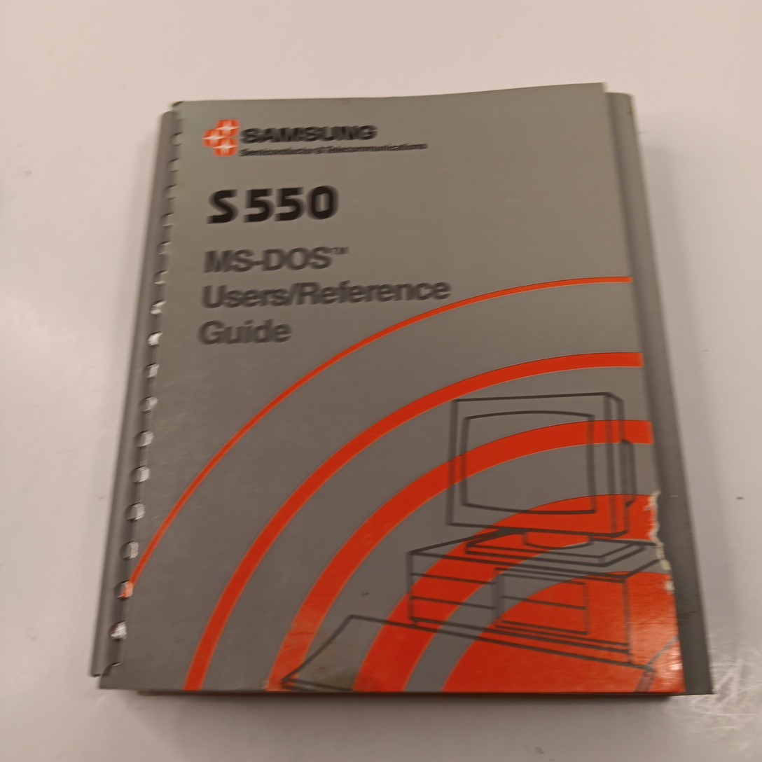 S550 SAMSUNG Computer GW-BASIC & MS-DOS Users/Reference Guides COMB (1987)