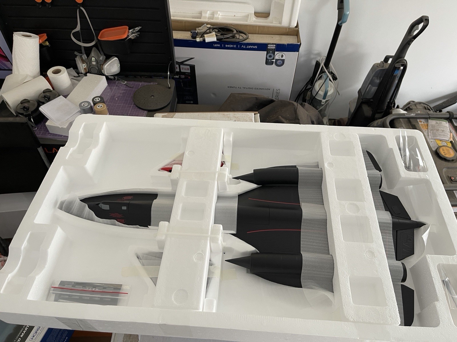 E flite SR 71 Blackbird 40mm Twin EDF BNF Basic EFL02050