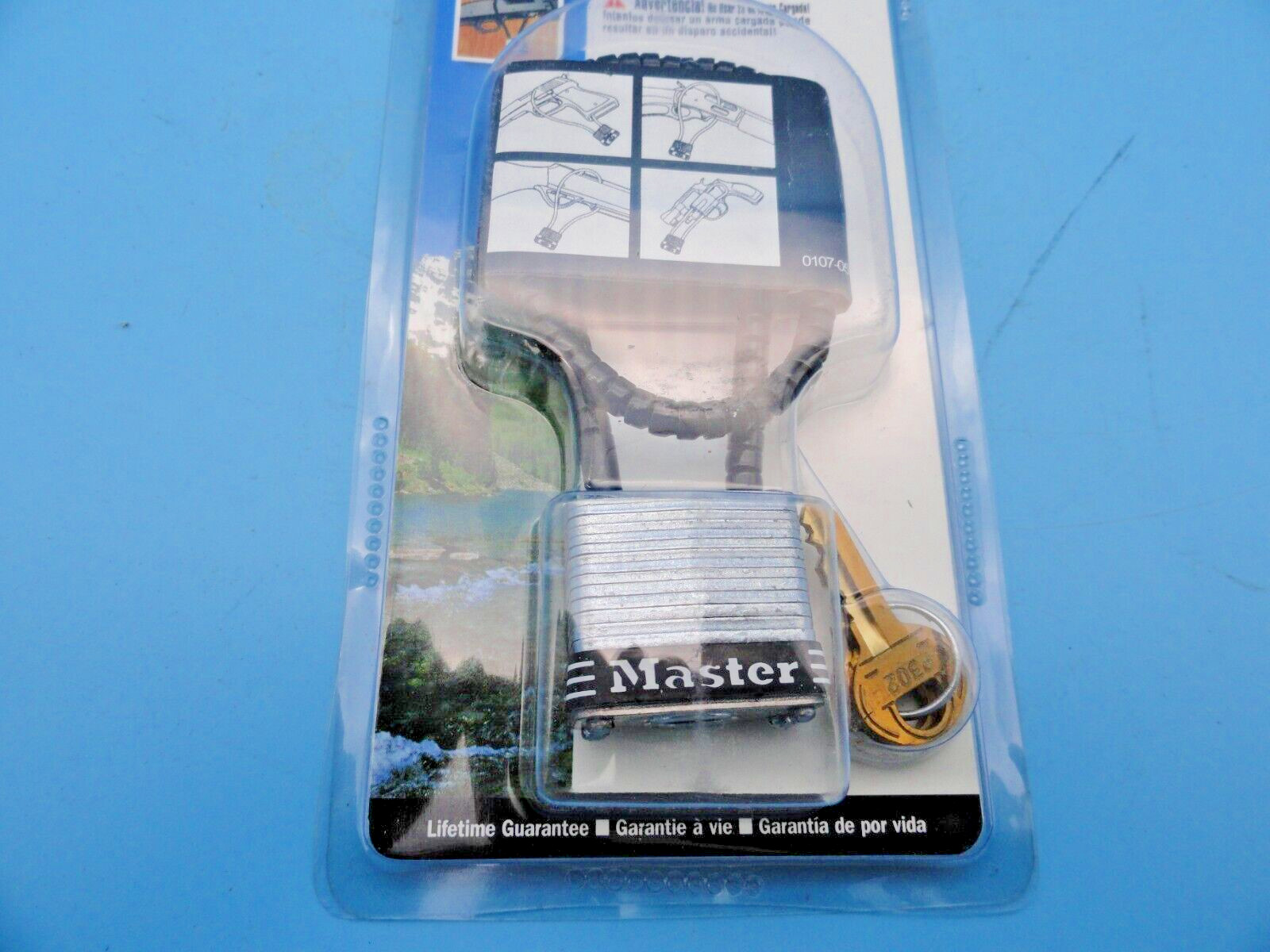 Master Lock Cable Gun Lock & 2 Keys (107KADSPT)