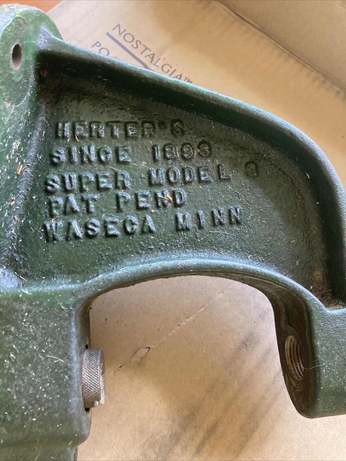 Vintage Herter's Super Model 3 Reloading Press. Nice Condition, No Primer Arm.