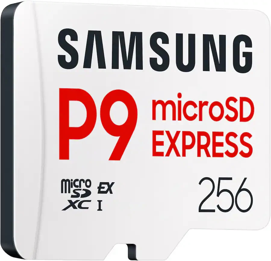 Samsung P9 Express Gaming microSD Card 256GB microSDXC for Switch 2 Switch OLED