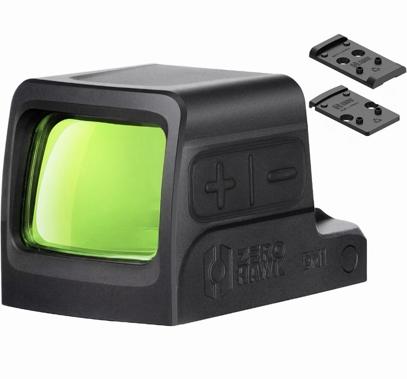 EM1 Enclosed Green Dot Sight, 6 MOA System Micro Reflex Sight, RMSc Footprint wi