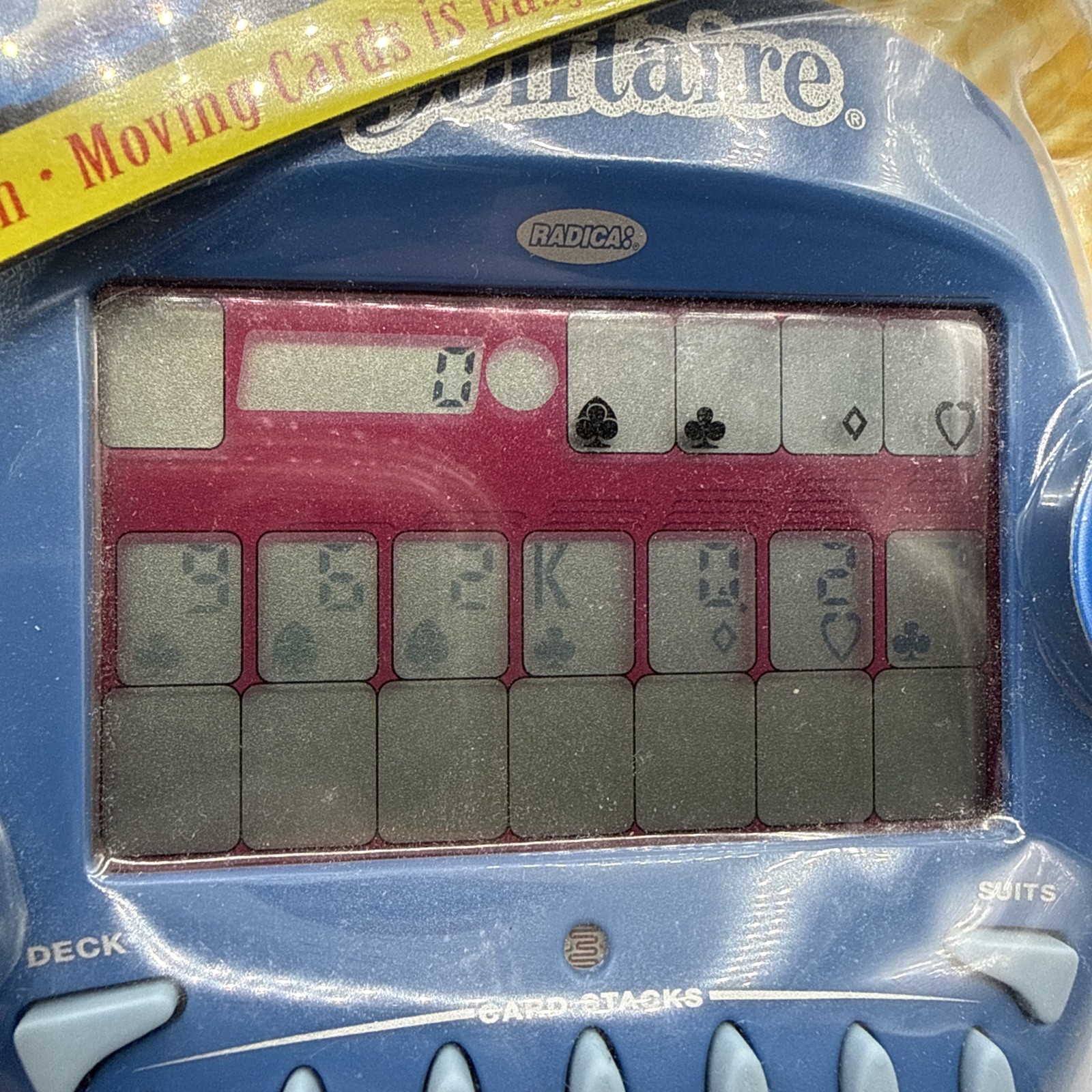 Radica Big Screen Solitaire Handheld Electronic Game – New in Box 75009