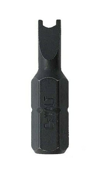 5 Pack - #6 Tip Spanner, DEWALT Impact Ready power bit, 1/4 shank, 1" length