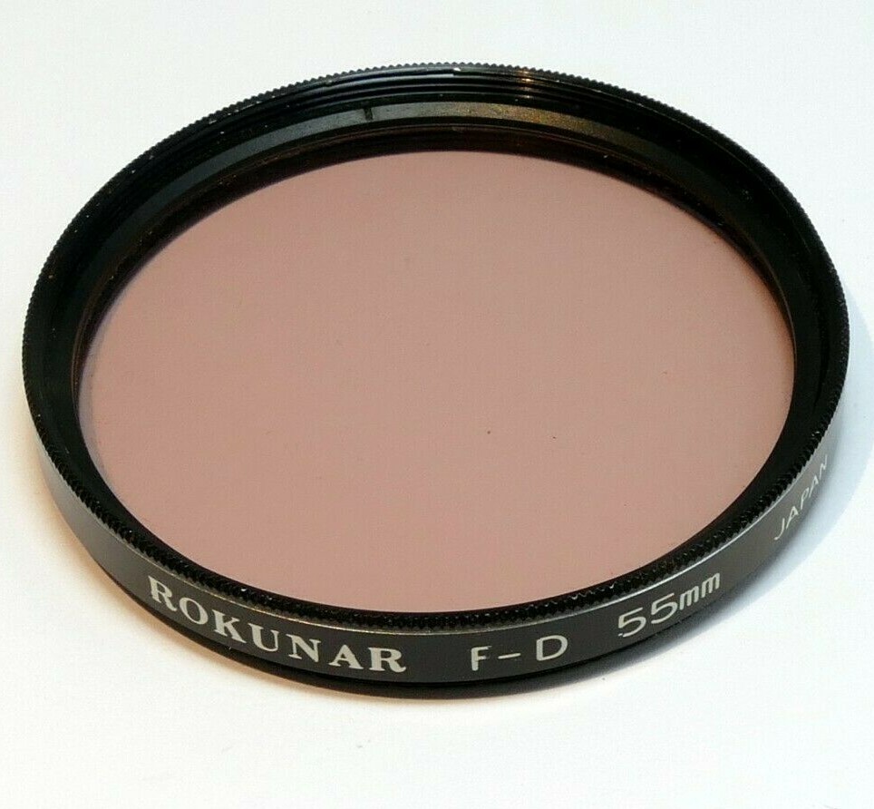 Rokunar Rokinon  55mm Filter  F-D fluorescent to  daylight conversion