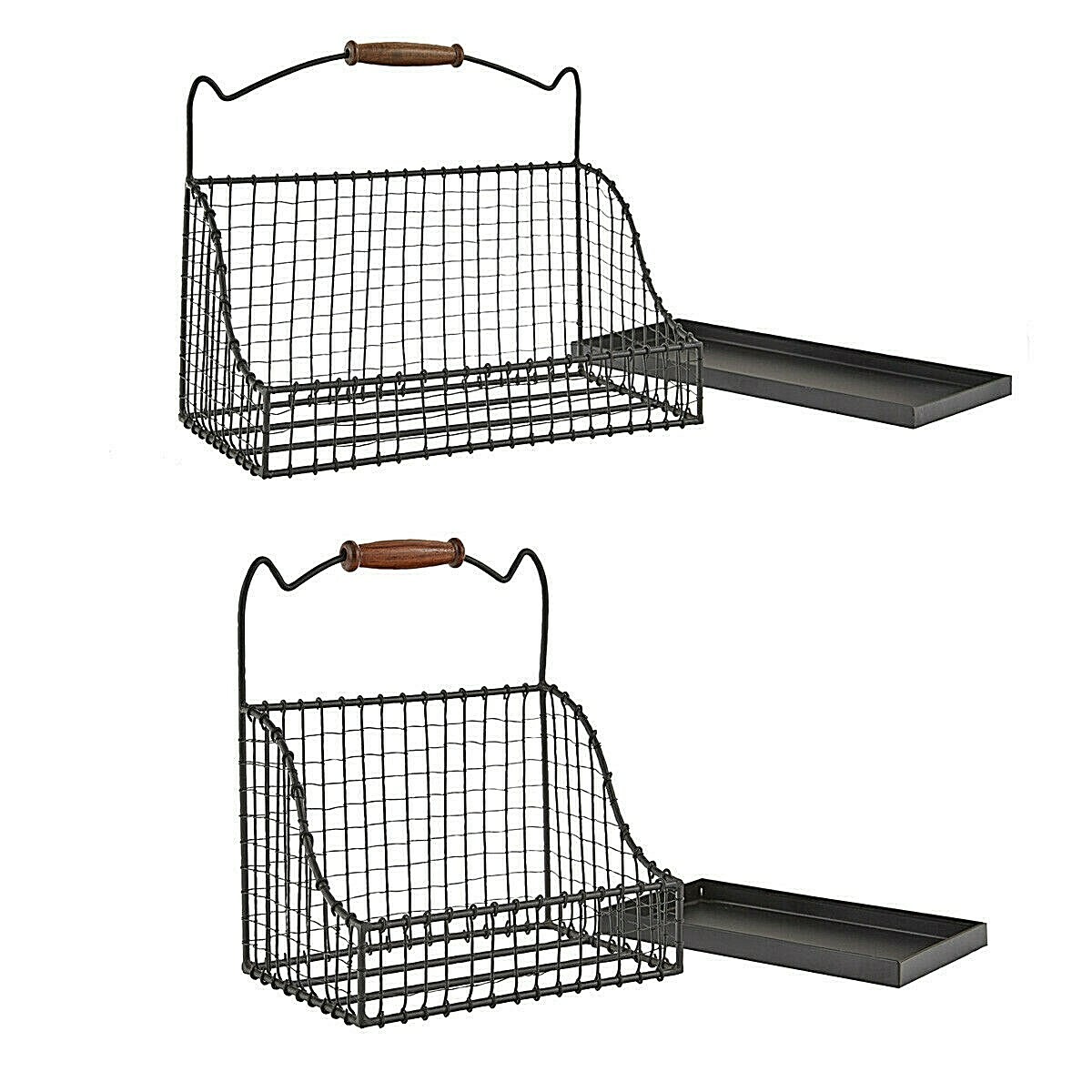 Park Designs 2 Hanging Baskets with Rod ~~ Great for Spices ~~
