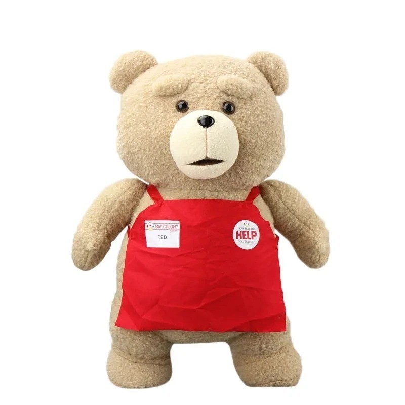 17.7" Ted 2 Movie Teddy Bear w/Apron Plush Soft Stuffed Animals Plush Toy Gift