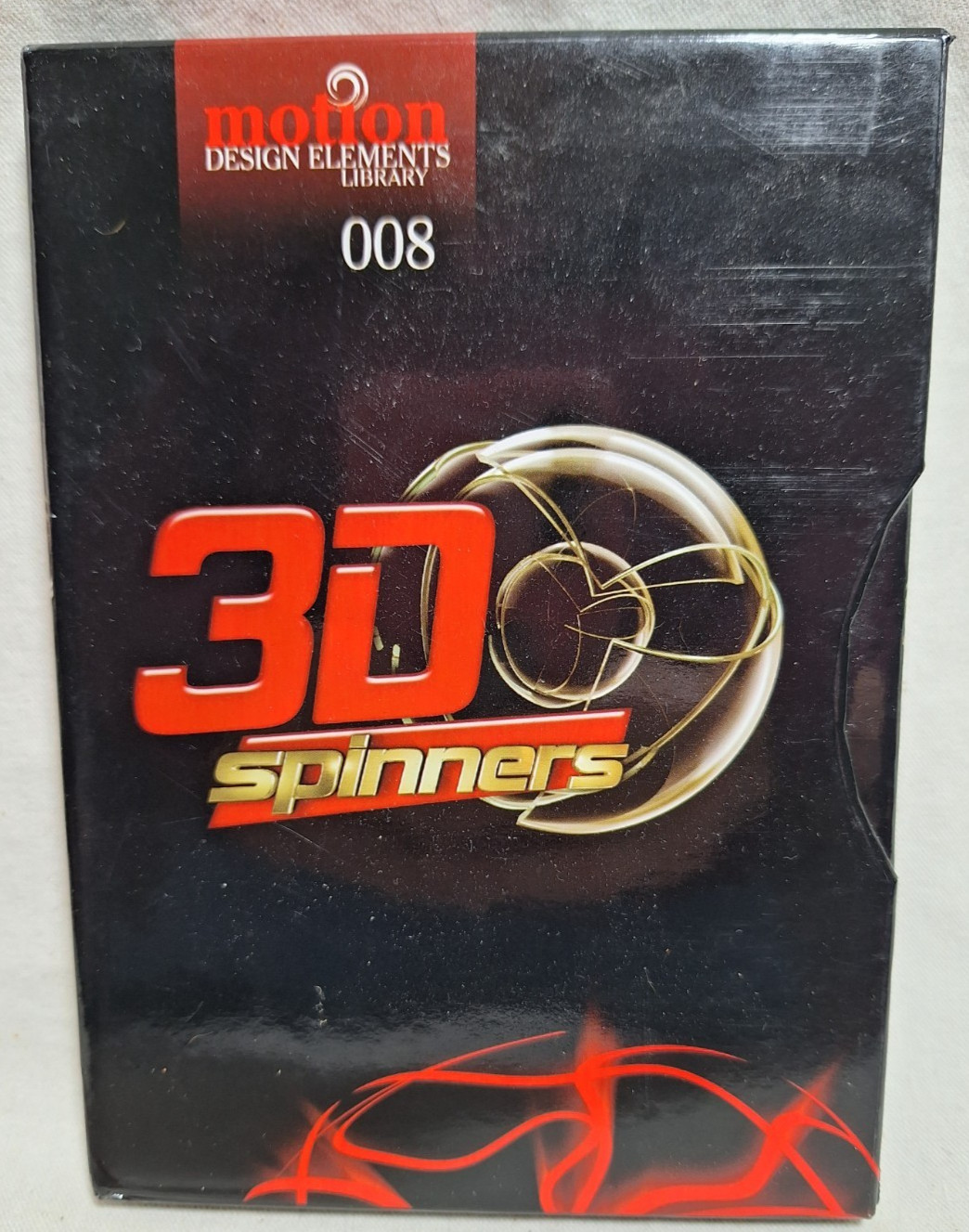 Digital Juice 3D Spinners 008, Motion Design Elements Library, 4 DVDs