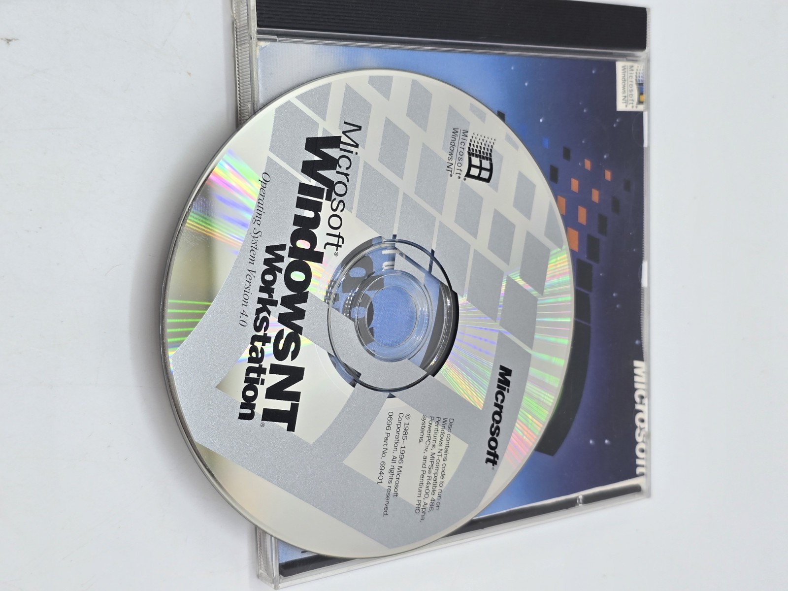Microsoft Windows NT Workstation 4.0 CD w/ Product Key Genuine Complete Set