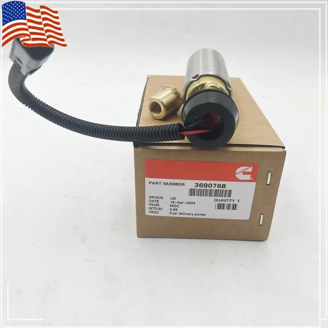 Cummins 3690768 Fuel Transfer Pump 12V for Cummins ISX ISX12 ISX15 QSX ISX11.9