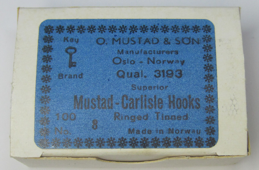 1 pack of 100 Mustad Carlisle Hooks 3193 long shank live bait