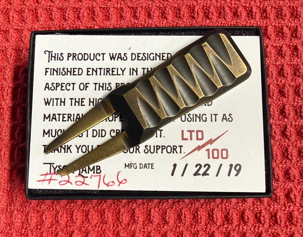 Tyson Lamb Lambcrafted - Limited Edition / 100 Brass Divot Tool