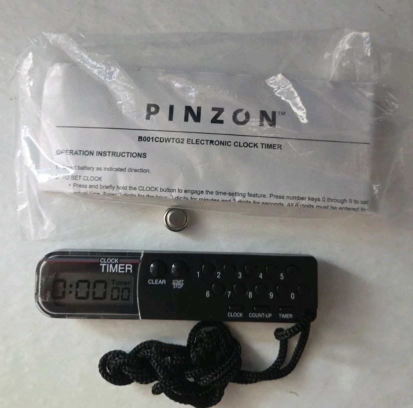 NEW Pinzon Digital Kitchen Timer & Clock B001CDW7G2 - 3-in-1 Stopwatch & Alarm