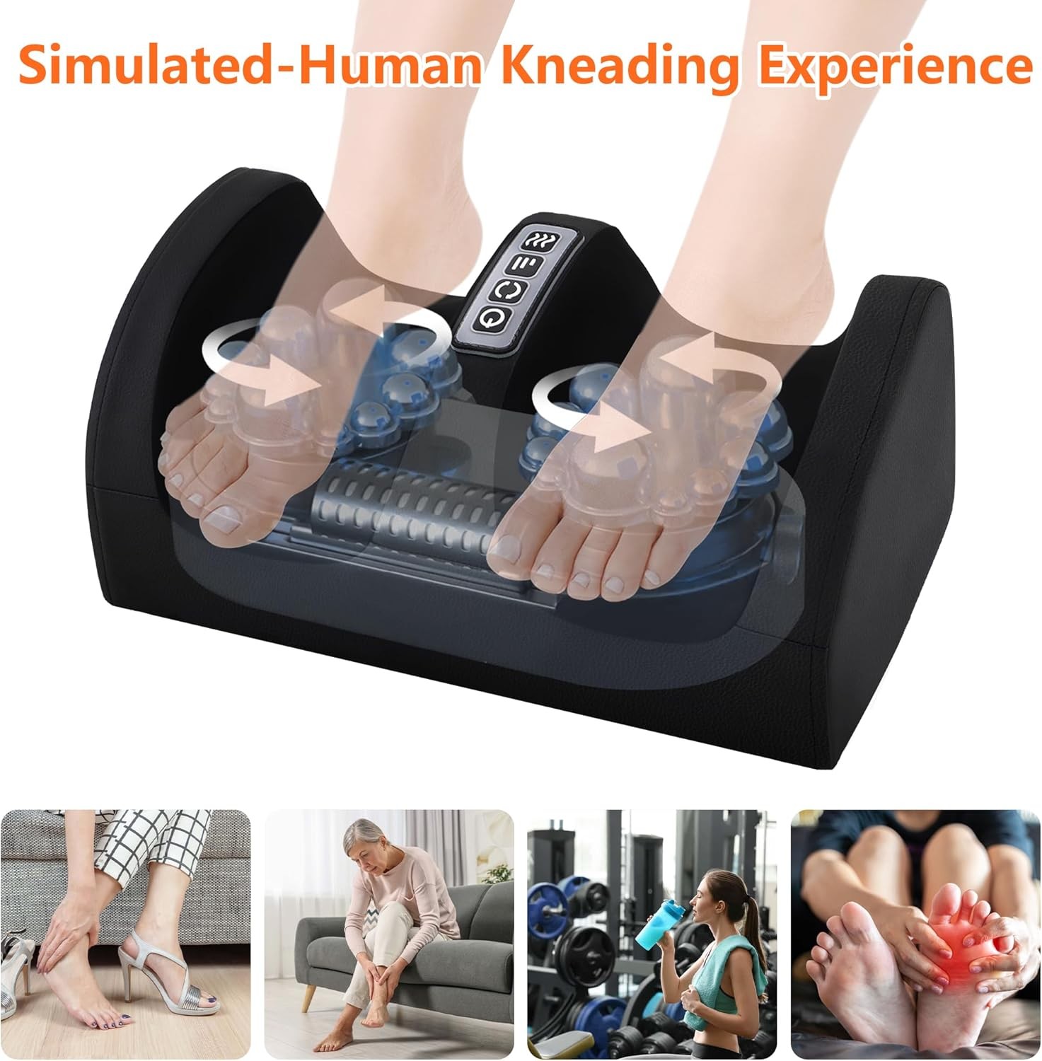 NEW Shiatsu Foot&Calf Massager with Heat Shiatsu Deep Kneading For Tired Muscles