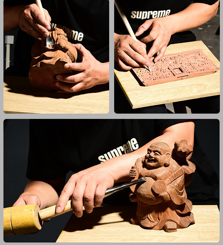 Hand Wood Carving Tools 31pcs General Chisel Made Ground By Hand With Tool Bag