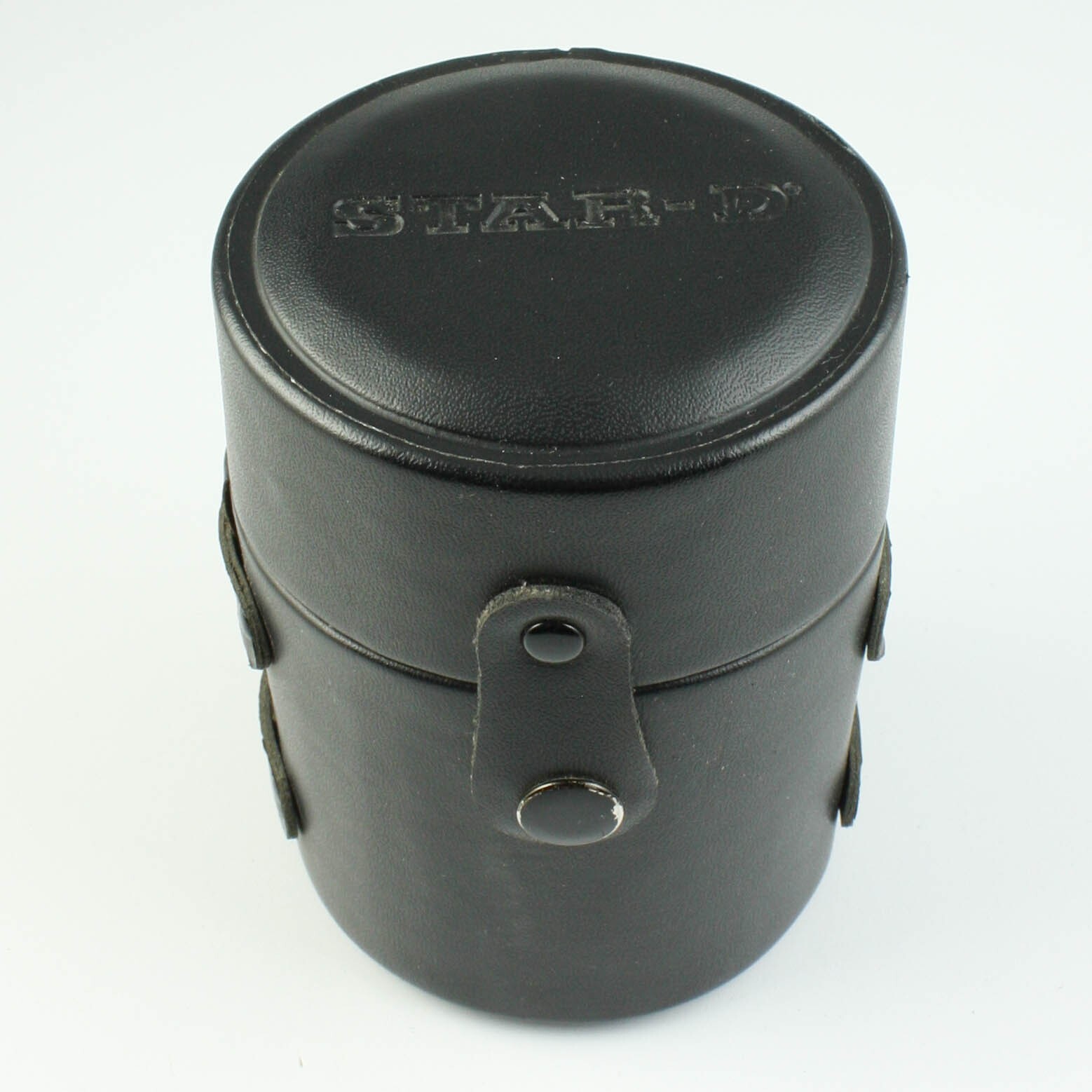Star-D Snap Vinyl Padded Lens Case - Interior 3" x 4 3/4" Diameter