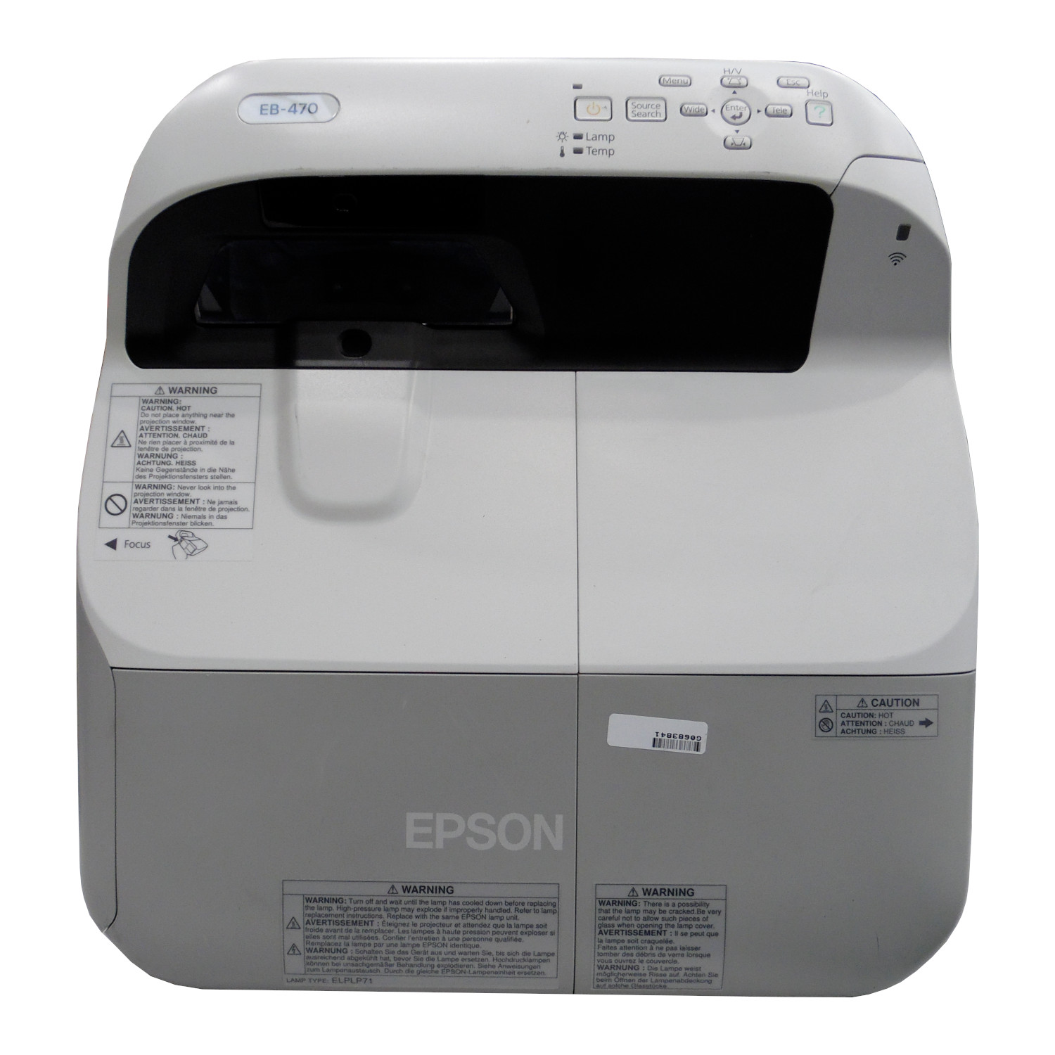 Epson EB-470 XGA HDMI VGA Ultra Short Throw 2019H Lumens Projector