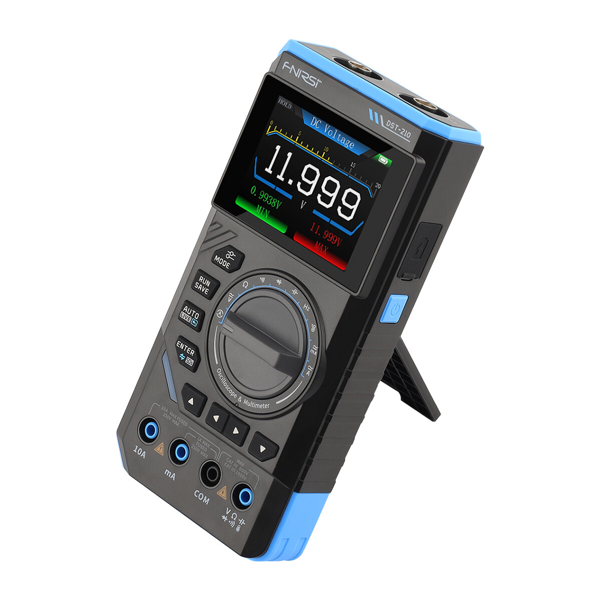 3 in 1 Oscilloscope Multimeter 10M Analog Bandwidth Counts 48MSa Sampling Rate
