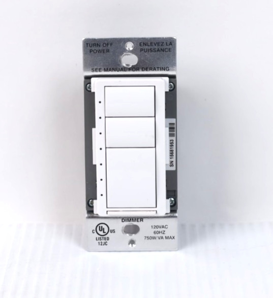 Crestron CLW-DIMEX-E-W-S Cameo In-Wall Universal Phase Dimmer, 120V White
