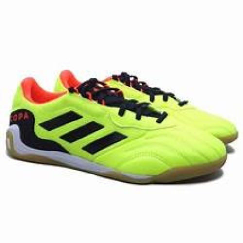 New Adidas COPA SENSE.3 In Sala Solar Yellow Orange Black Soccer Shoes Mens 11.5