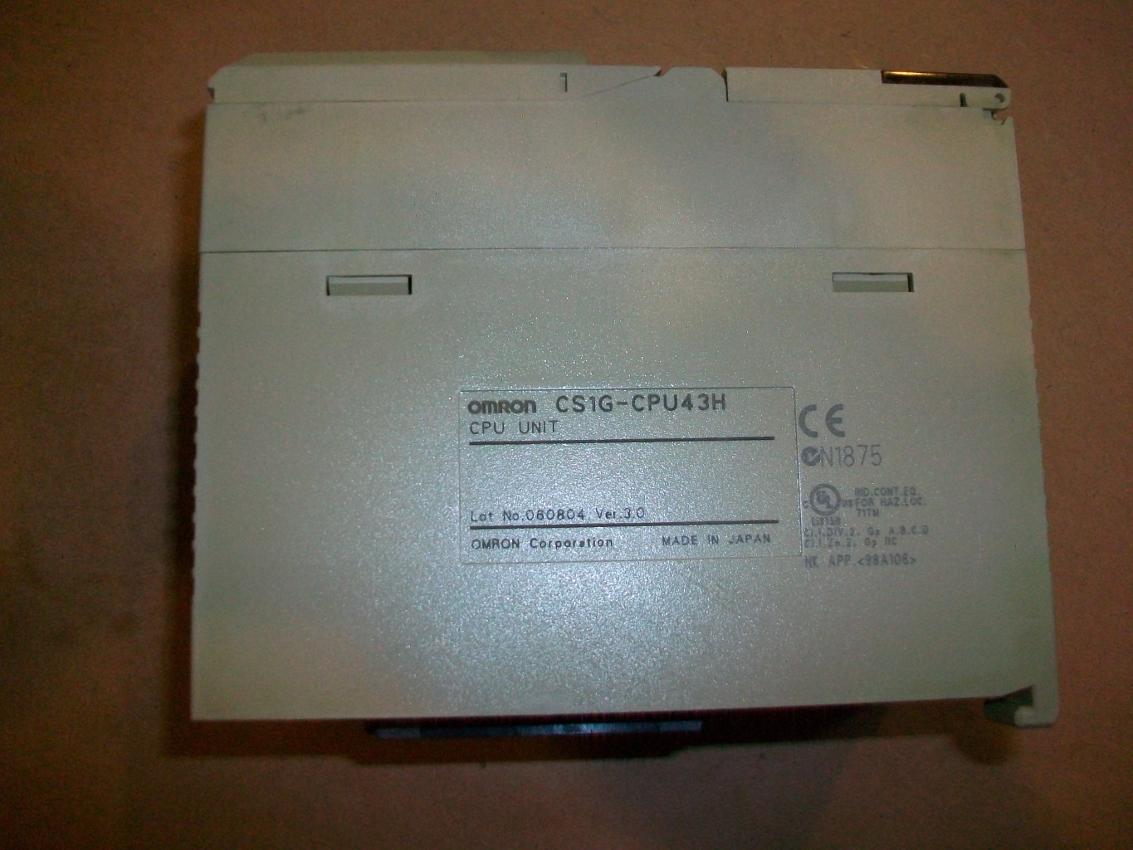 Omron CS1G-CPU43H CPU USED