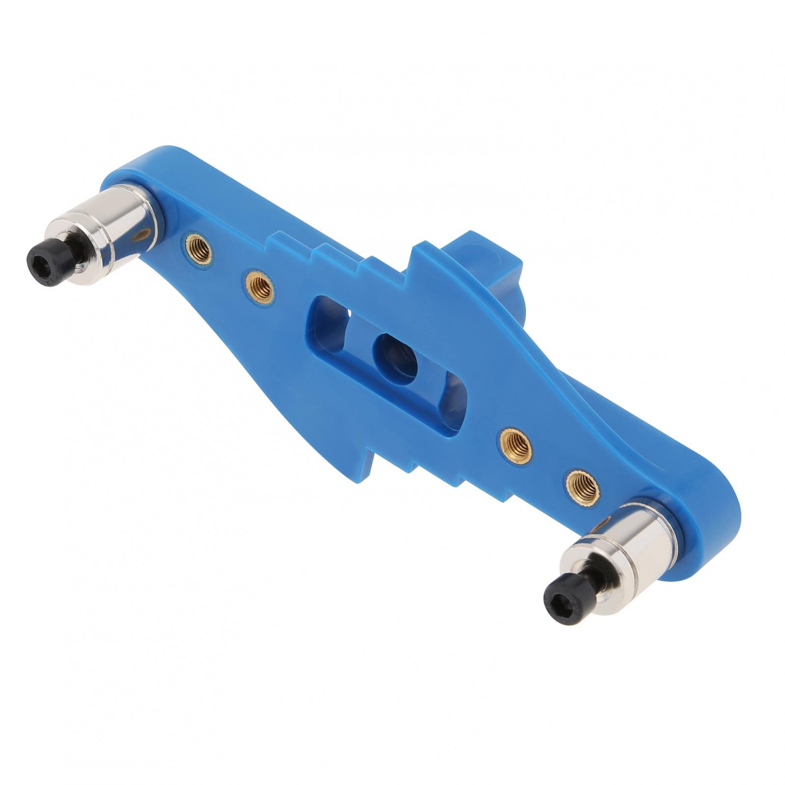 Blue 2 in 1 Dowel Jig Kit Self Centering Line Scriber Woodworking Tools