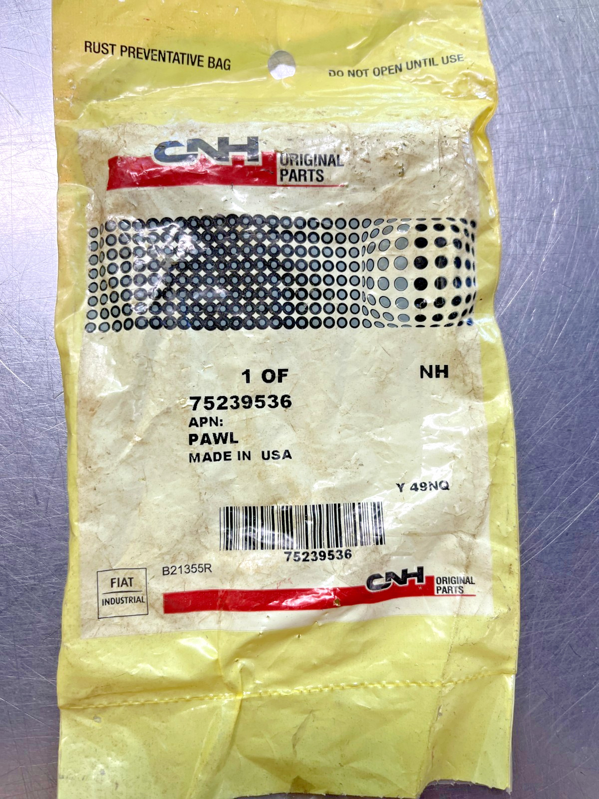 75239536  Genuine OEM  Case IH  CNH 27VPN  ESCO Large PIN  PAWL  S301663 EX27VPN