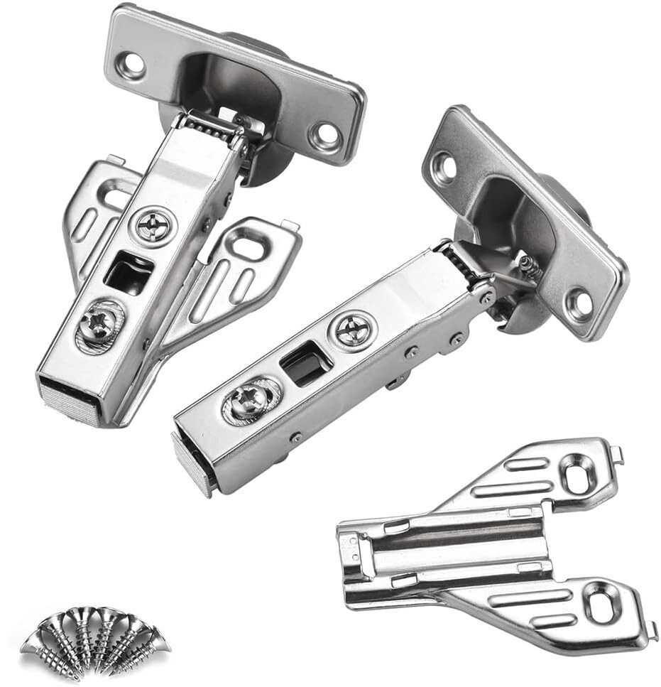 Kitchen Cabinet Hinge for Face Frame Cabinet, Concealed Cabinet Hinge W/ Screw