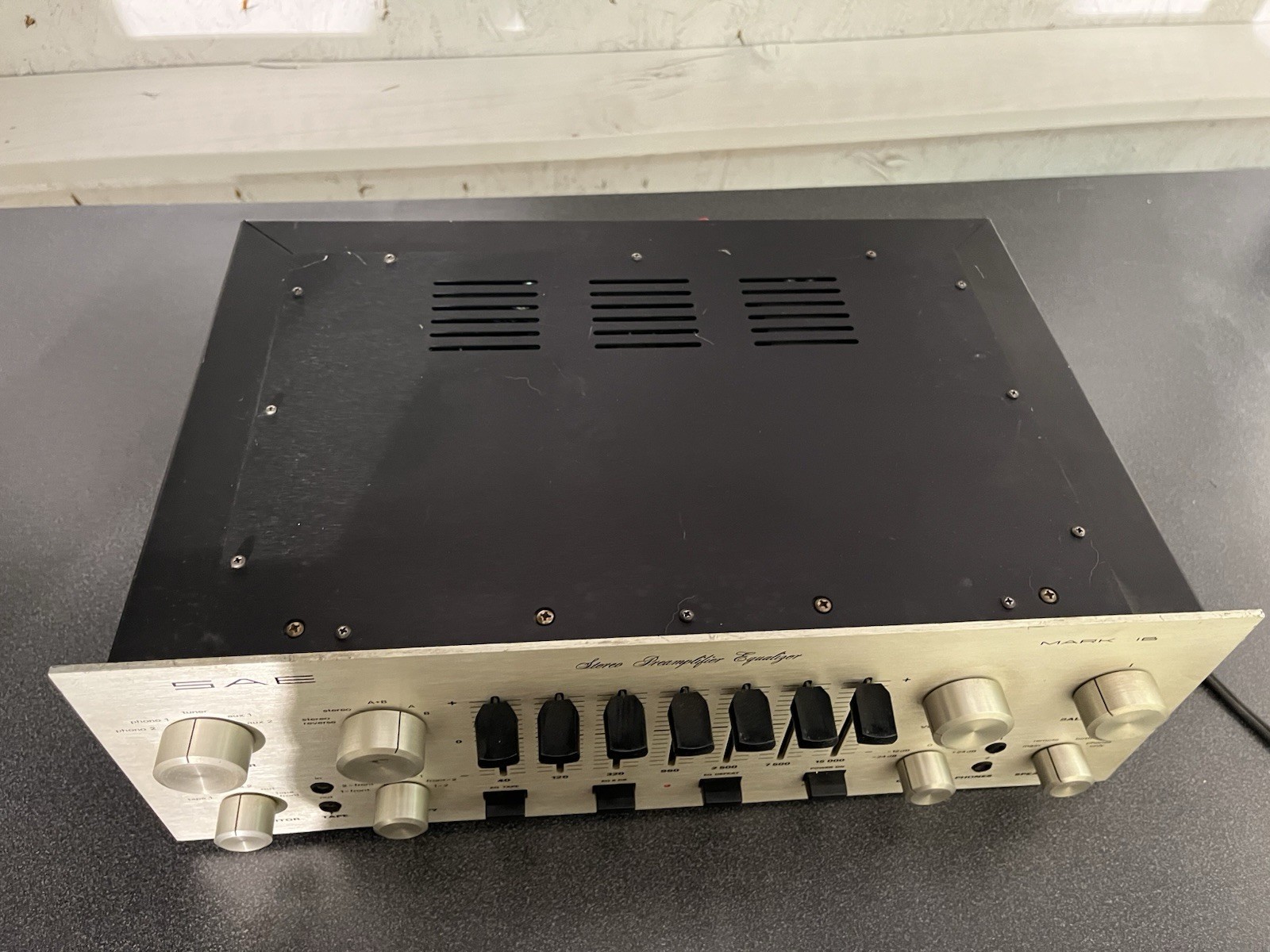 SAE Mark 1B Vintage Preamplifier Equalizer - Powers On Untested