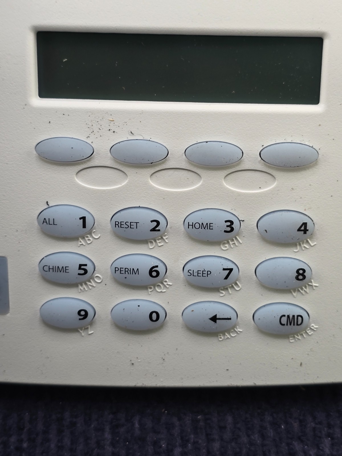 DMP 7060-W Thin LCD Keypad Security System Control Panel 7060W