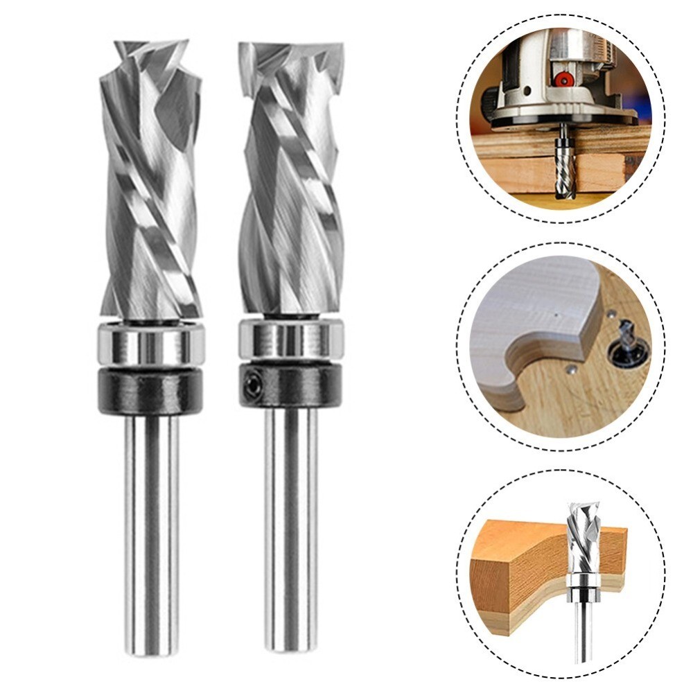 For Particleboard And Solid Wood Projects Spiral Flush Trim Router Bit