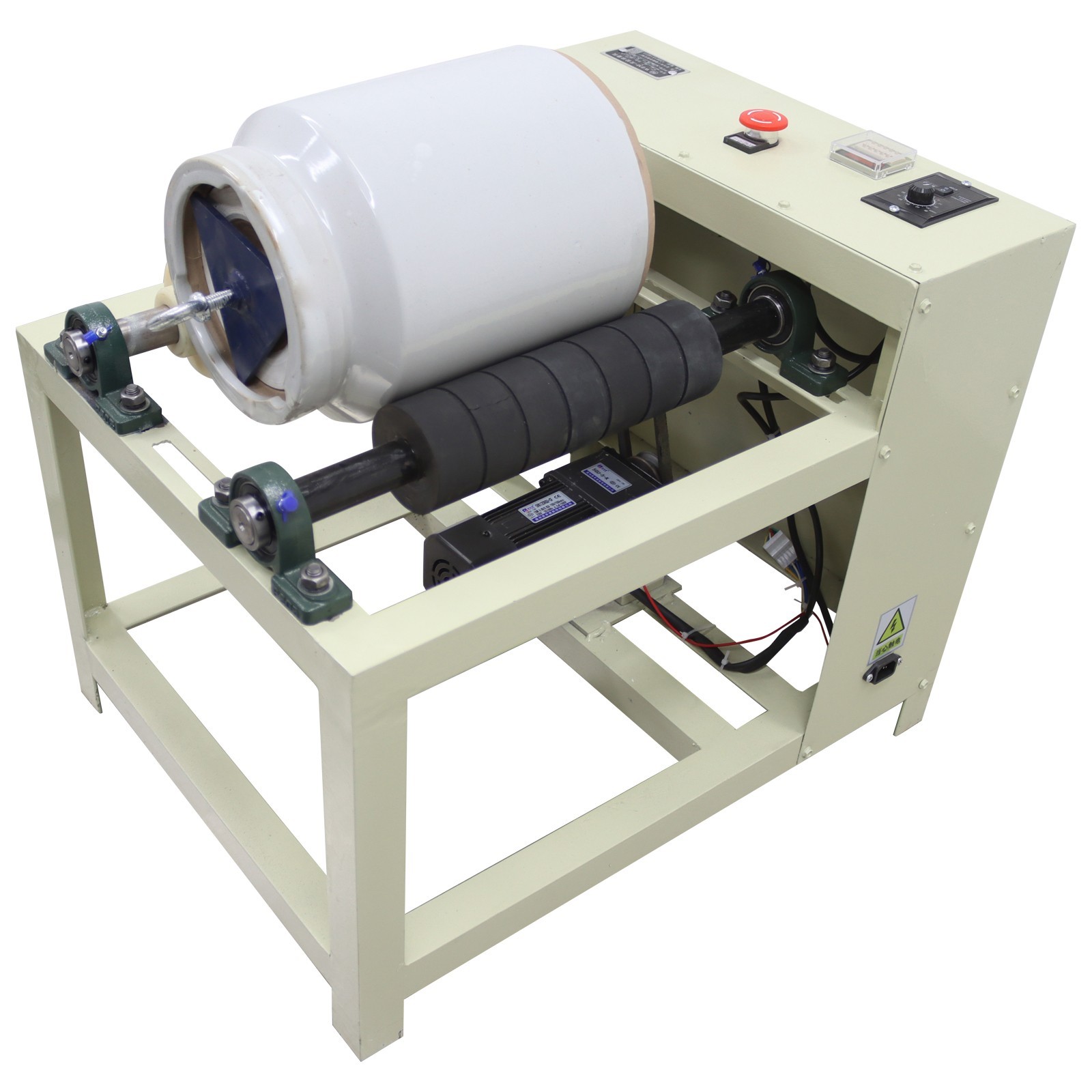 220V Lab Ball Mill Horizontal Ball Grinding Machine 5L Ceramic Jar Ball Mill