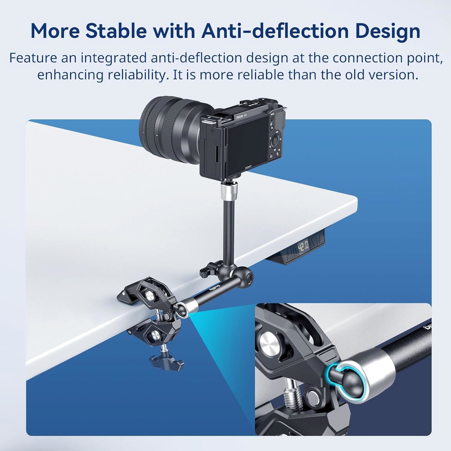 SmallRig Crab-Shaped Clamp with Magic Arm 4454