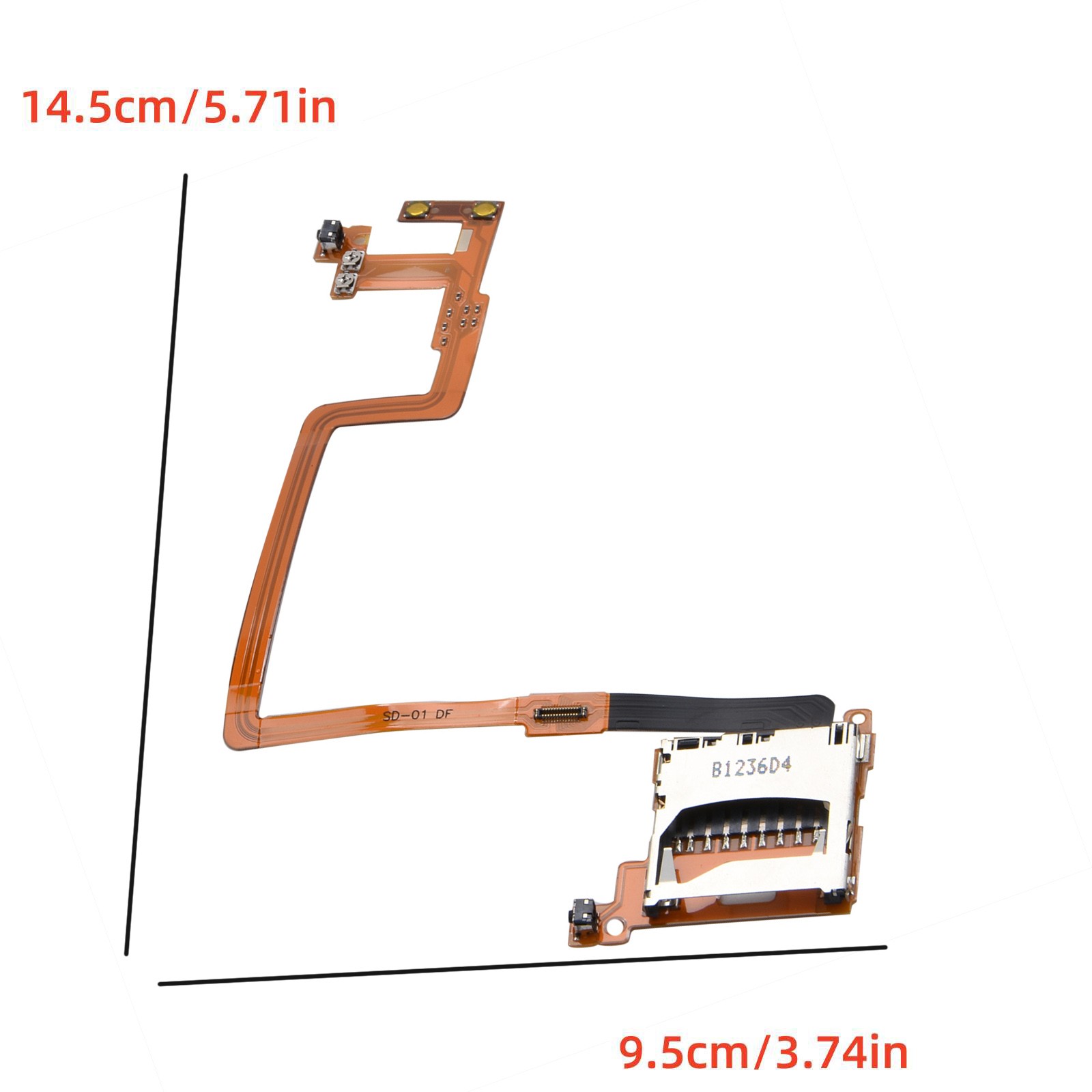 Volume SD Card Tray Slot Socket Cable Ribbon OEM Parts For Nintendo DSi NDSi