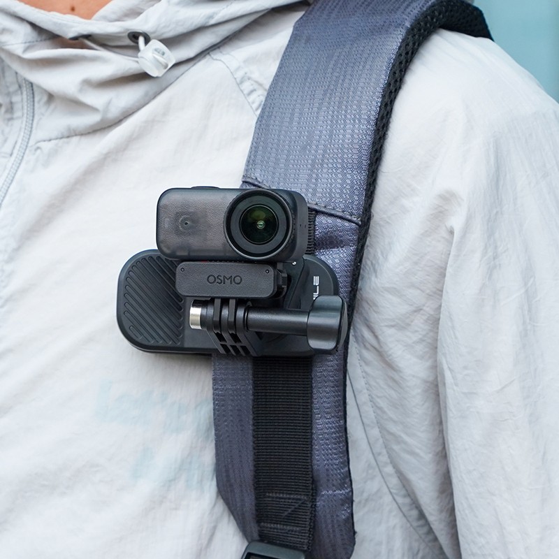 Magnetic Quick Release Backpack Clip for DJI Insta360 Action Camera Bracket Base