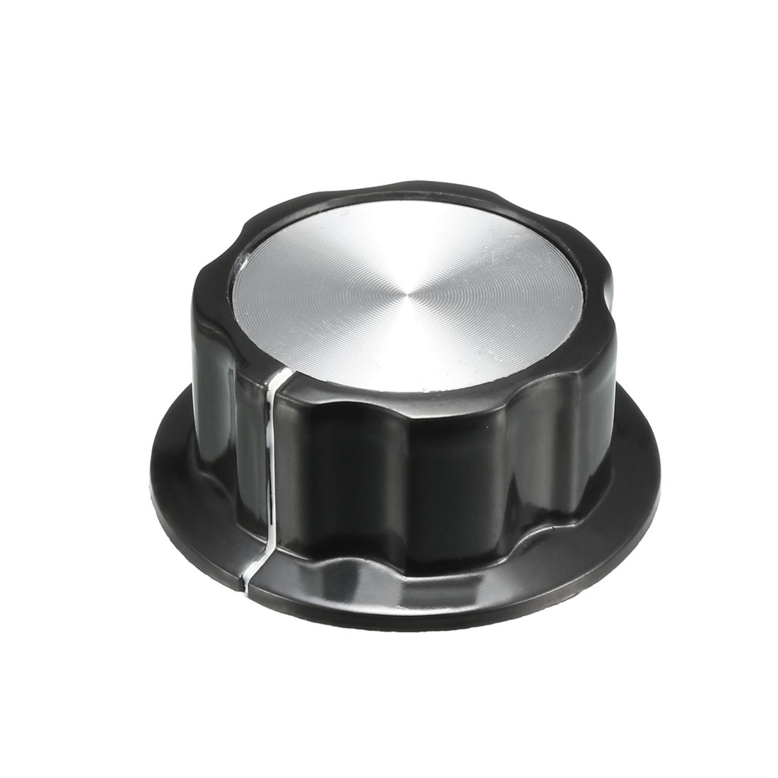 Top Potentiometer Volume Control Rotary Knobs Silver Tone 45x19mm