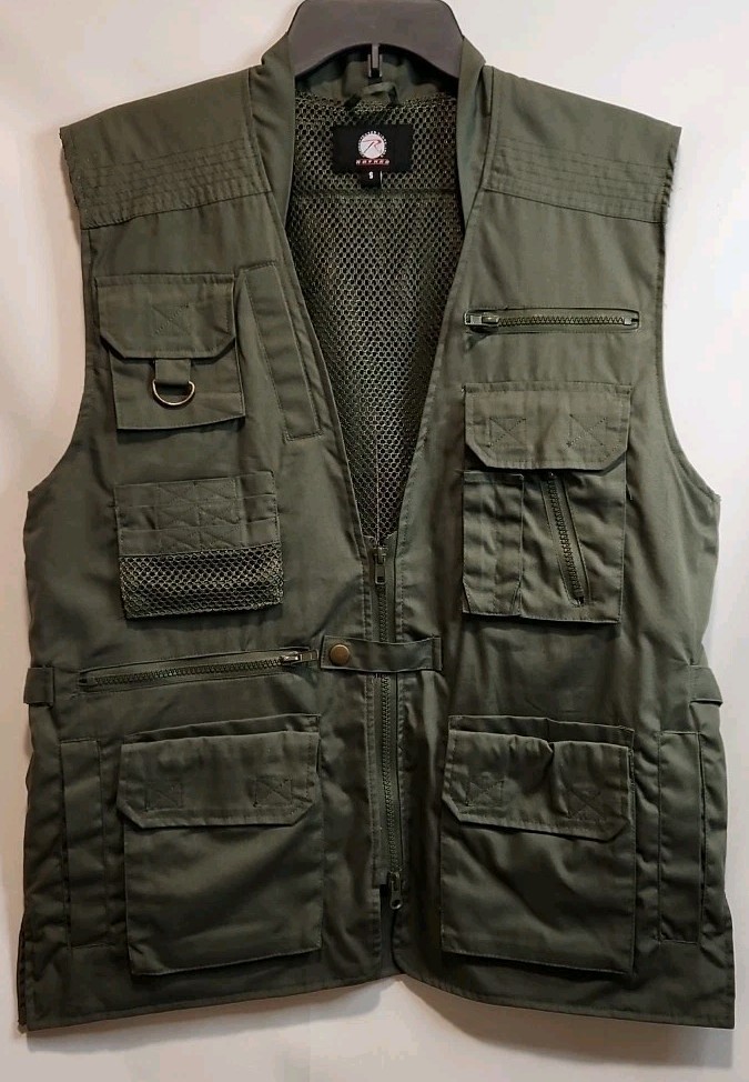 Rothco Men's Small Concealed Carry Shooting & Fishing Vest 8567 Gun Pouch