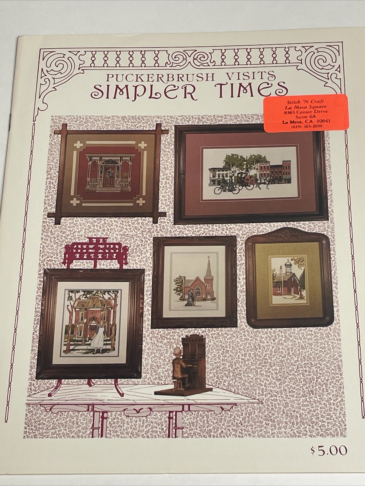 Puckerbrush Simpler Times Cross Stitch Pattern